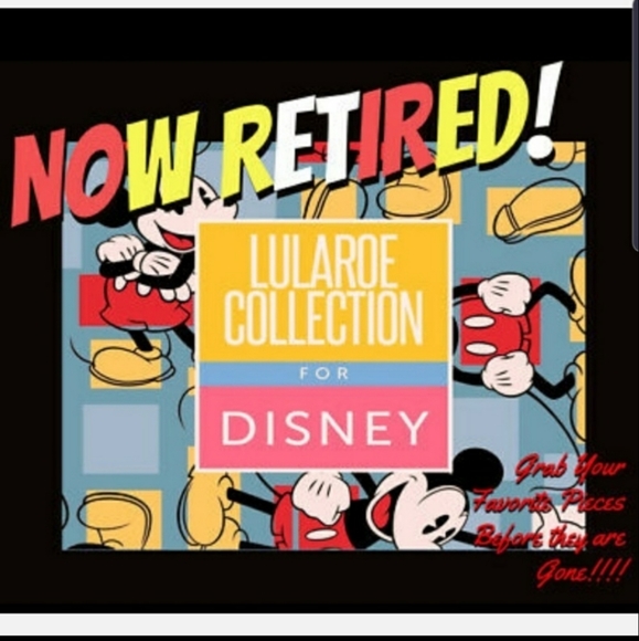 NWT TC2 DISNEY LULAROE LEGGINGS MICKEY AND MINNIE - Picture 4 of 4